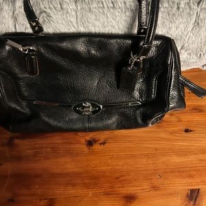Black Leather Coach bag